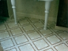classic stone mosaic, bathroom floor